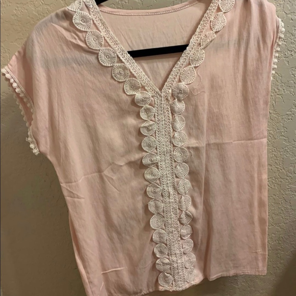 Pink blouse